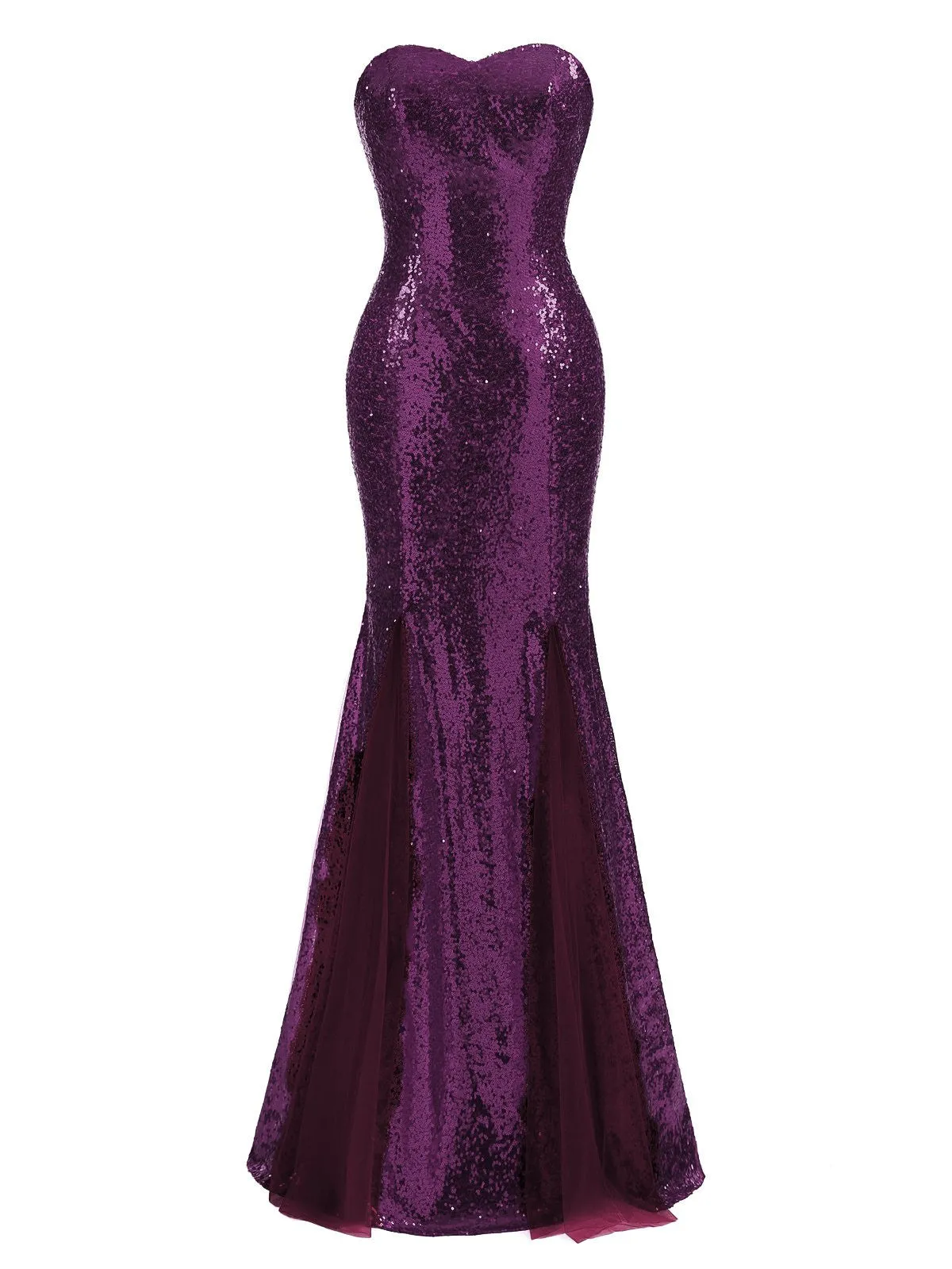 1930s Vintage Sequin Strapless Dress sold by Retro Stage