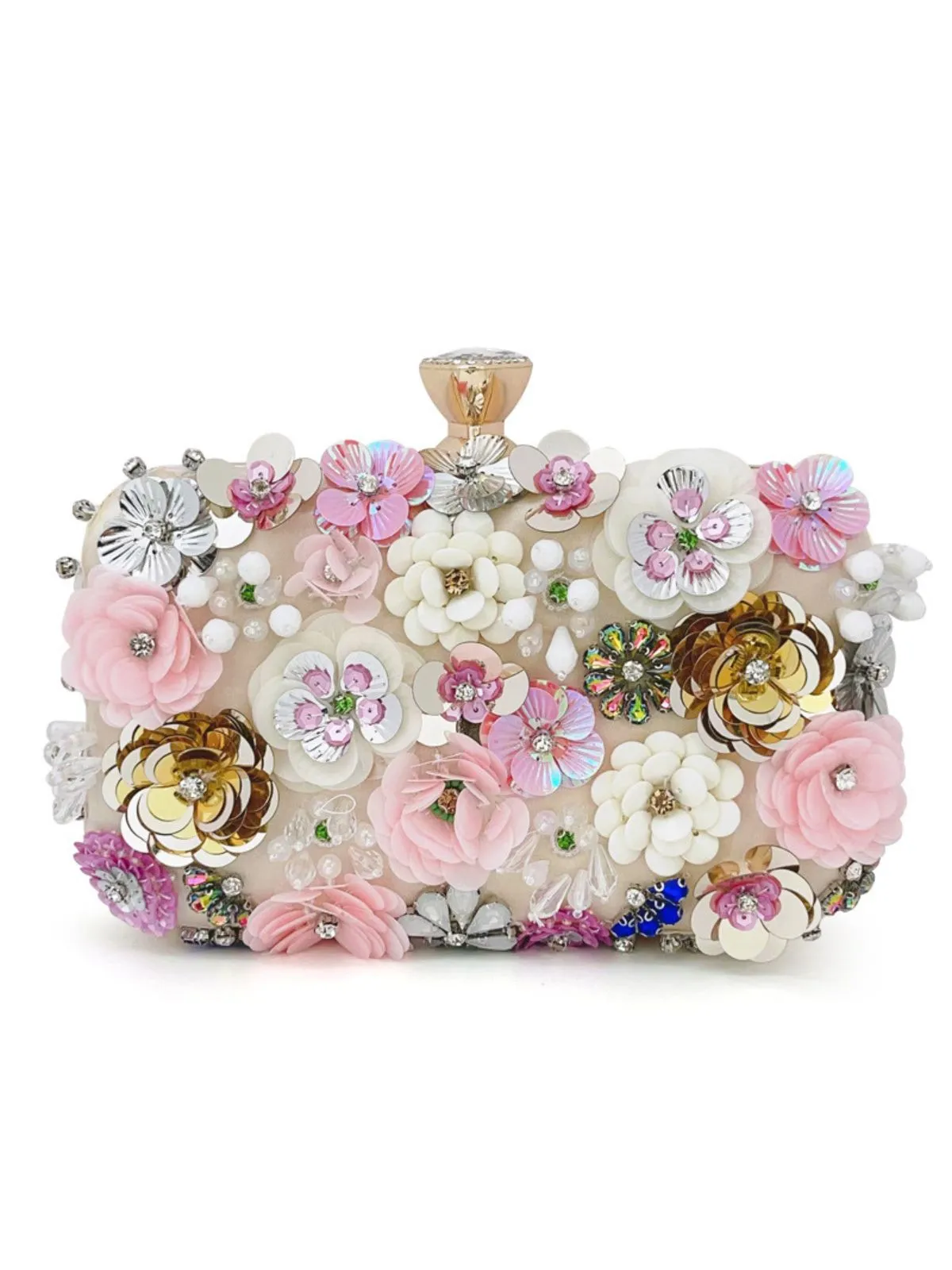 Vintage Flower Decor Clutch Bag sold by Retro Stage product image thumbnail 2