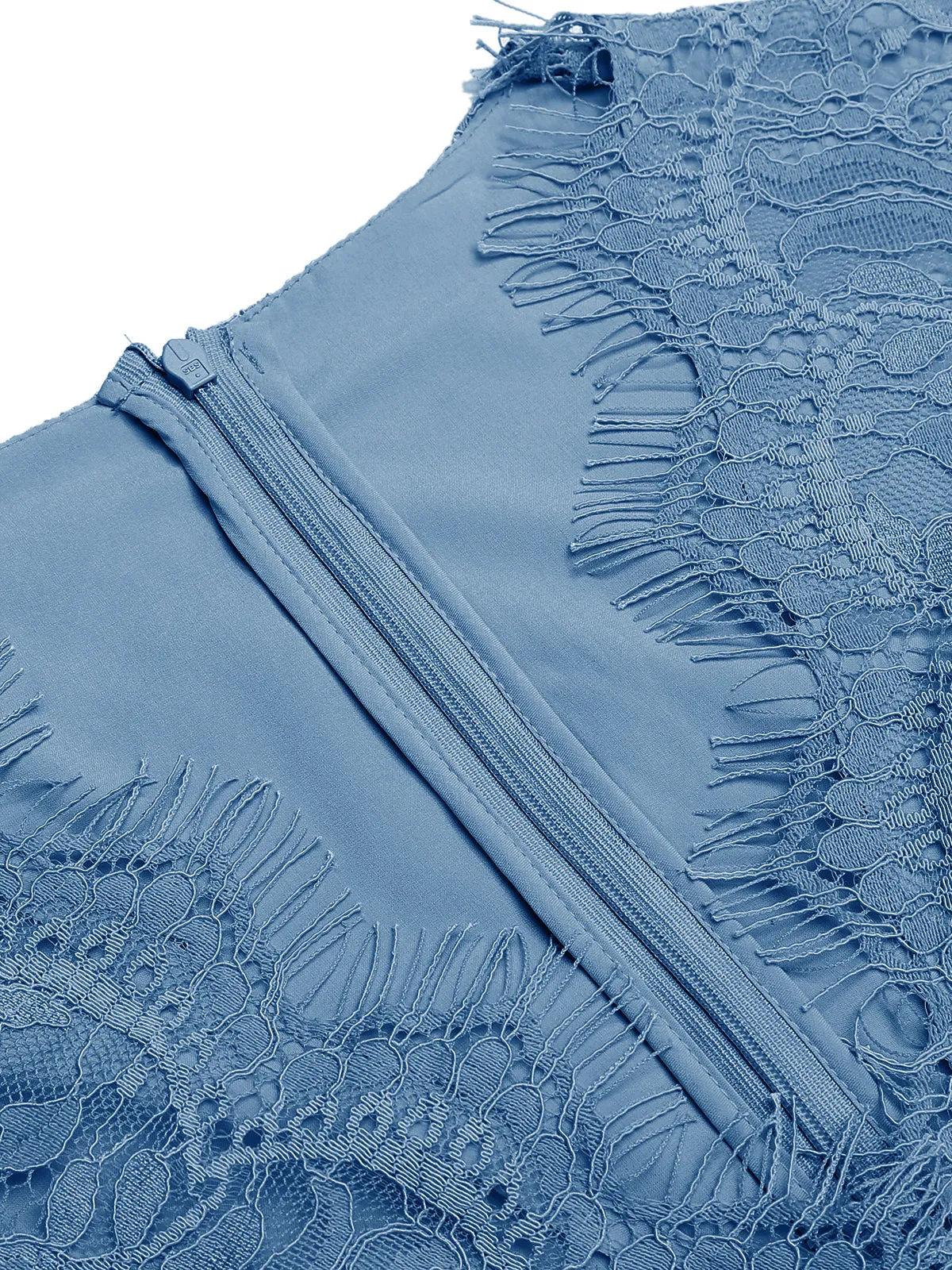 1960s Lace Button Solid Pencil Dress sold by Retro Stage product image thumbnail 2