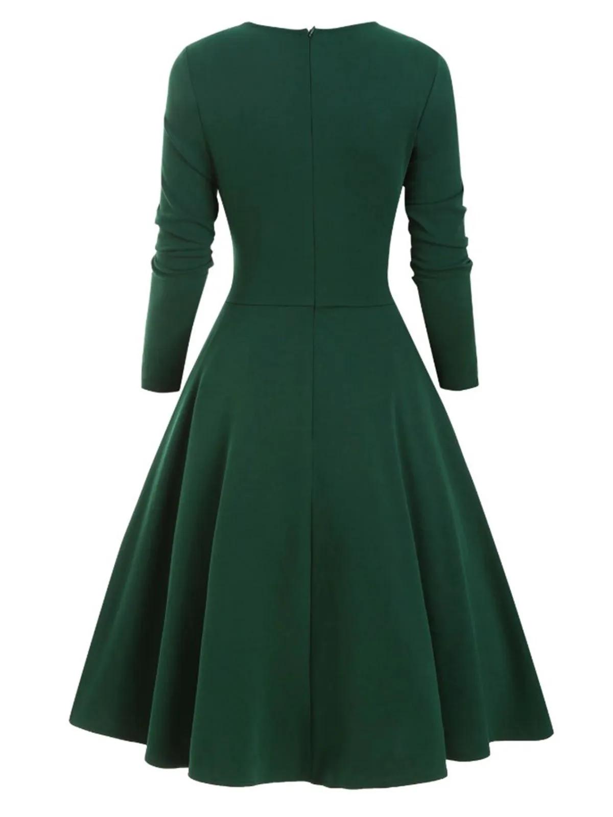 1950s Sweetheart Plaid Patchwork Dress sold by Retro Stage product image thumbnail 4