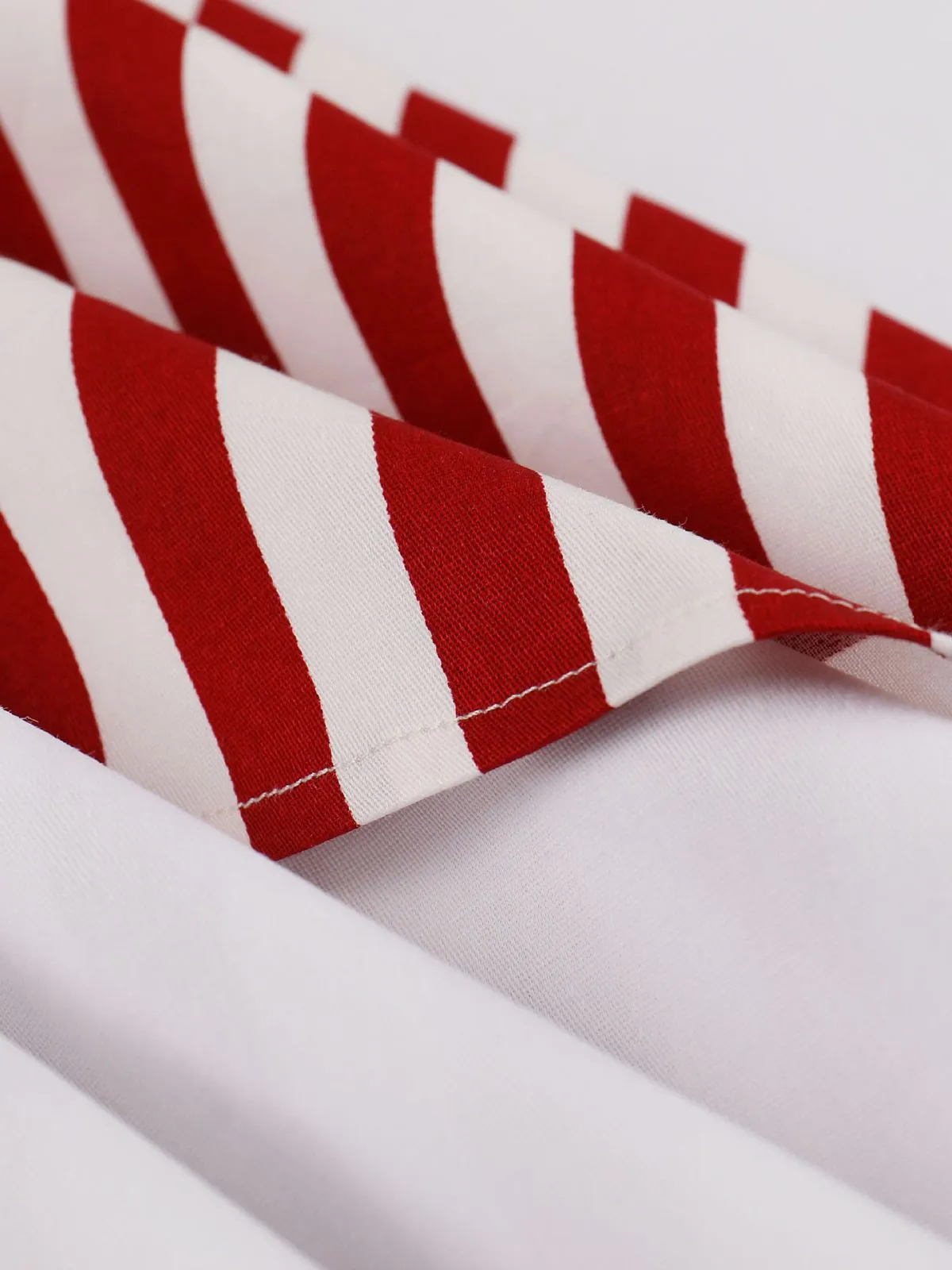 1950s Stripes Contrast Patchwork Strap Dress sold by Retro Stage product image thumbnail 3