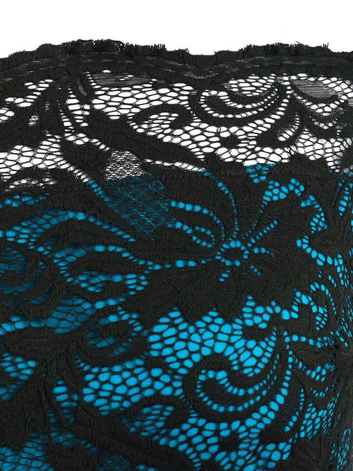 1950s Off Shoulder Lace Swing Dress sold by Retro Stage product image thumbnail 3