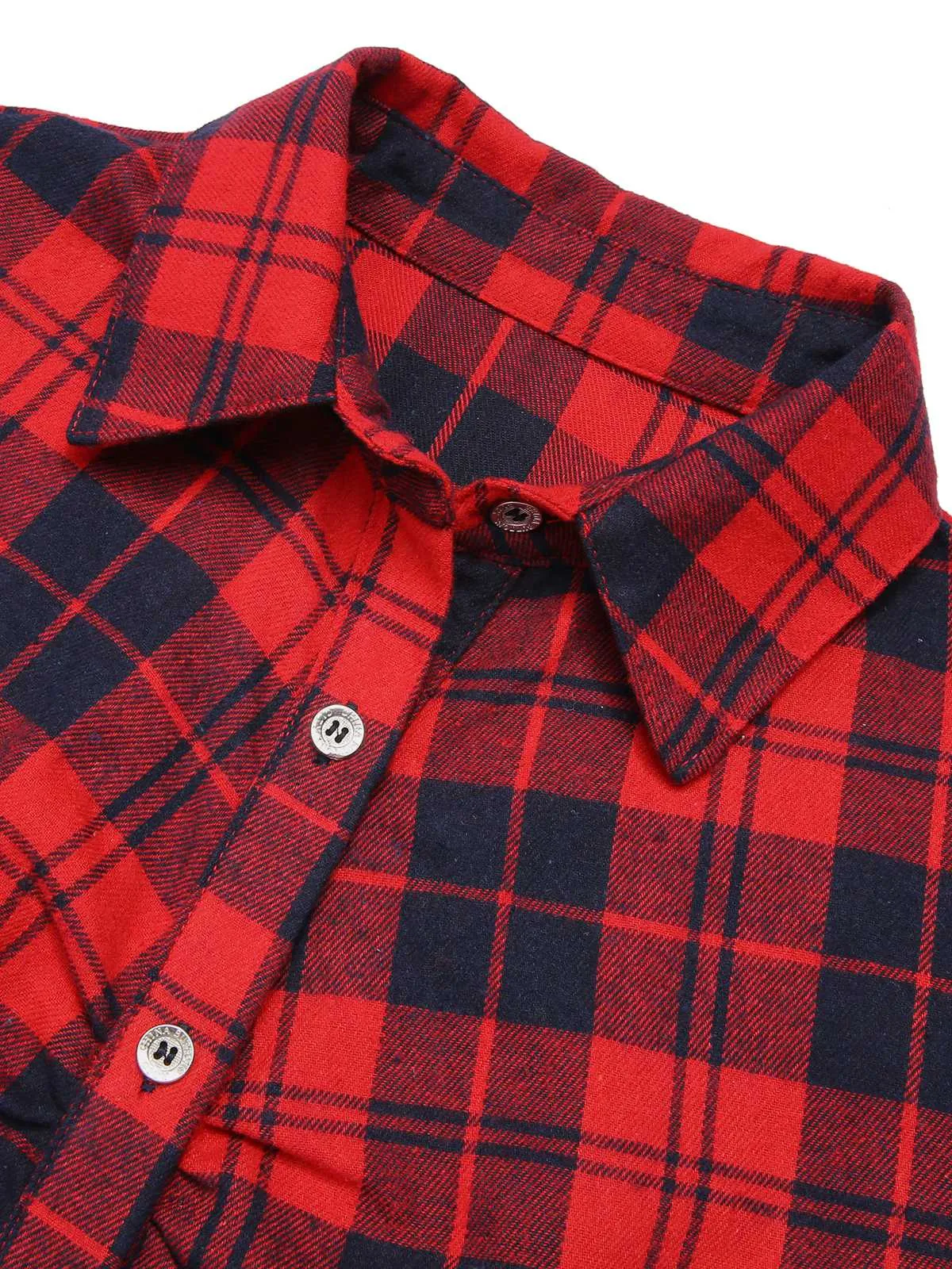 Red 1930s Christmas Plaid Jumpsuit sold by Retro Stage product image thumbnail 5