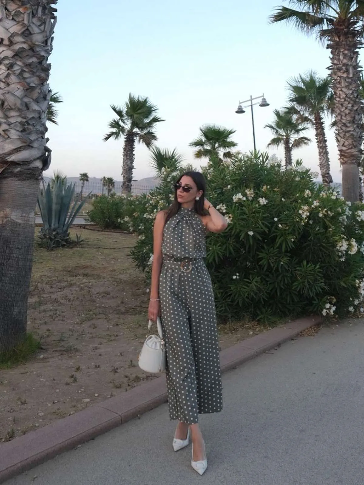 1930s Polka Dot Belt Jumpsuit sold by Retro Stage product image thumbnail 2