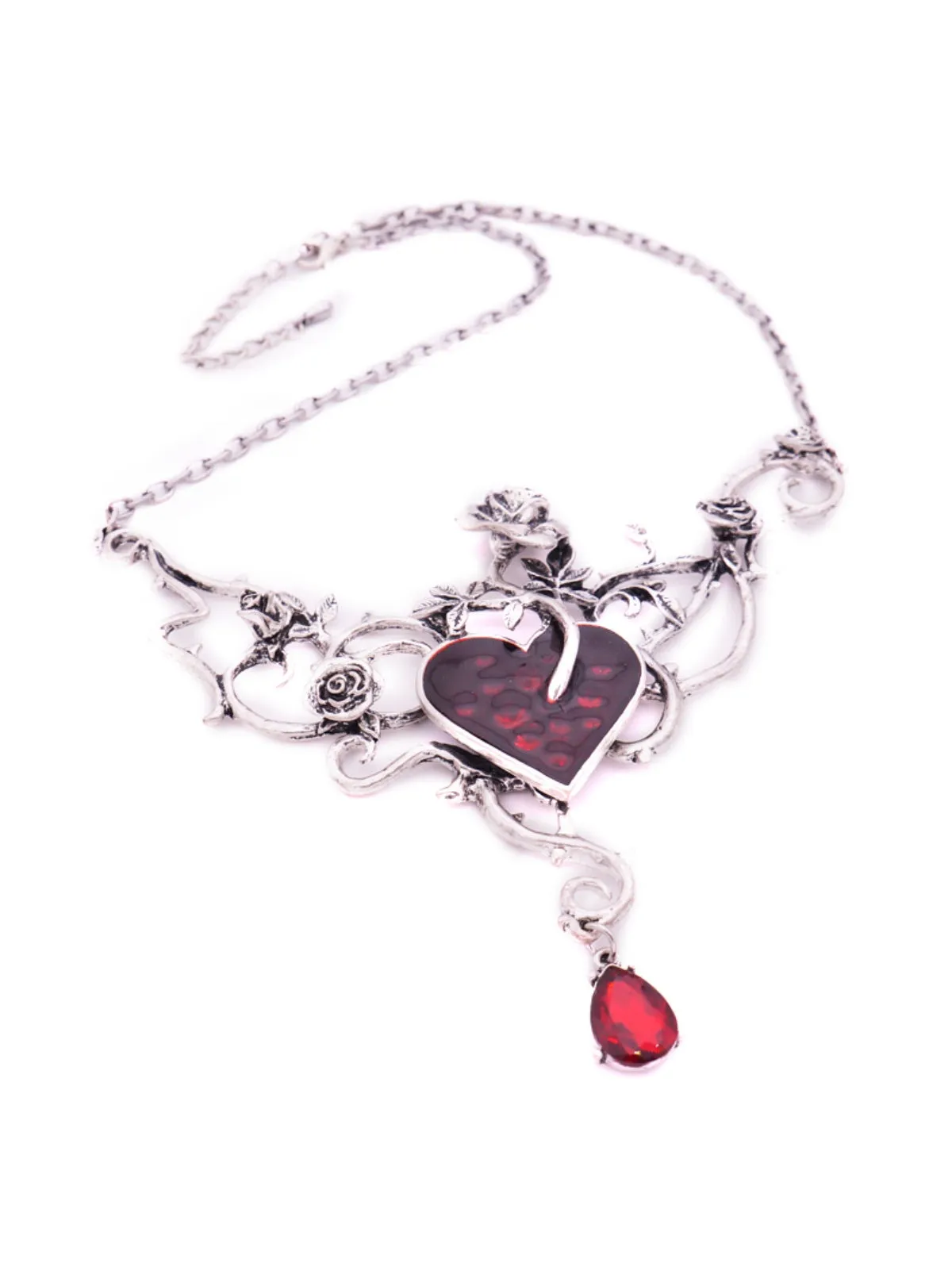 Halloween Heart Alloy Vintage Necklace sold by Retro Stage product image thumbnail 3
