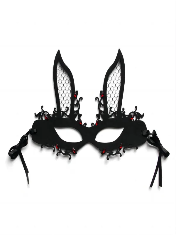 Halloween Easter Bunny Half Face Mask sold by Retro Stage