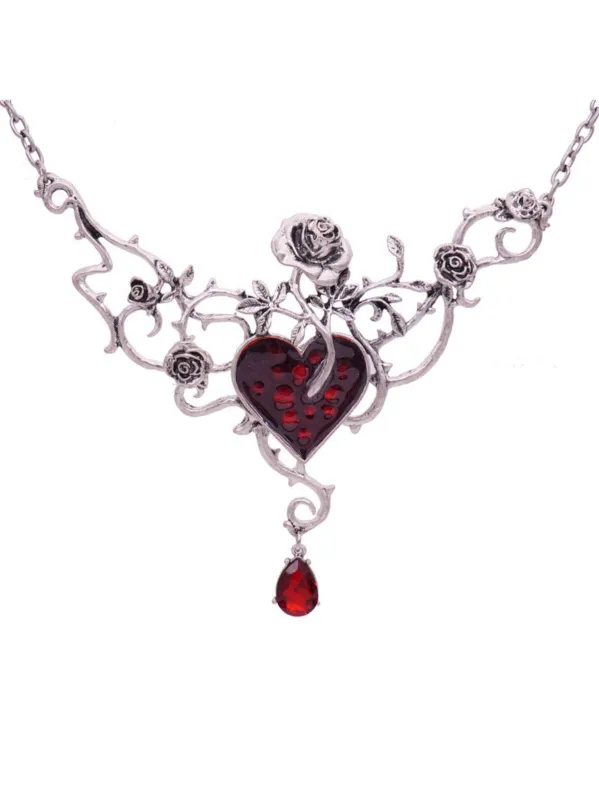 Halloween Heart Alloy Vintage Necklace sold by Retro Stage