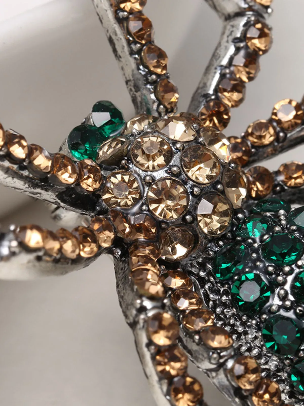 Retro Halloween Spider Rhinestone Brooch sold by Retro Stage product image thumbnail 5