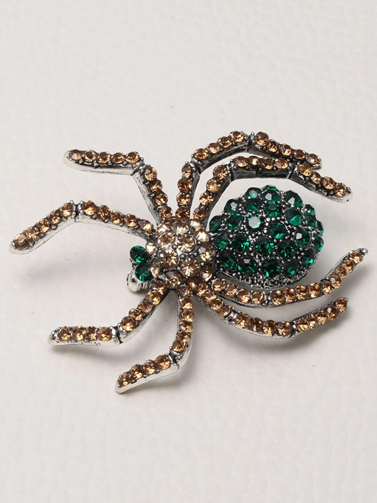 Retro Halloween Spider Rhinestone Brooch sold by Retro Stage product image thumbnail 2