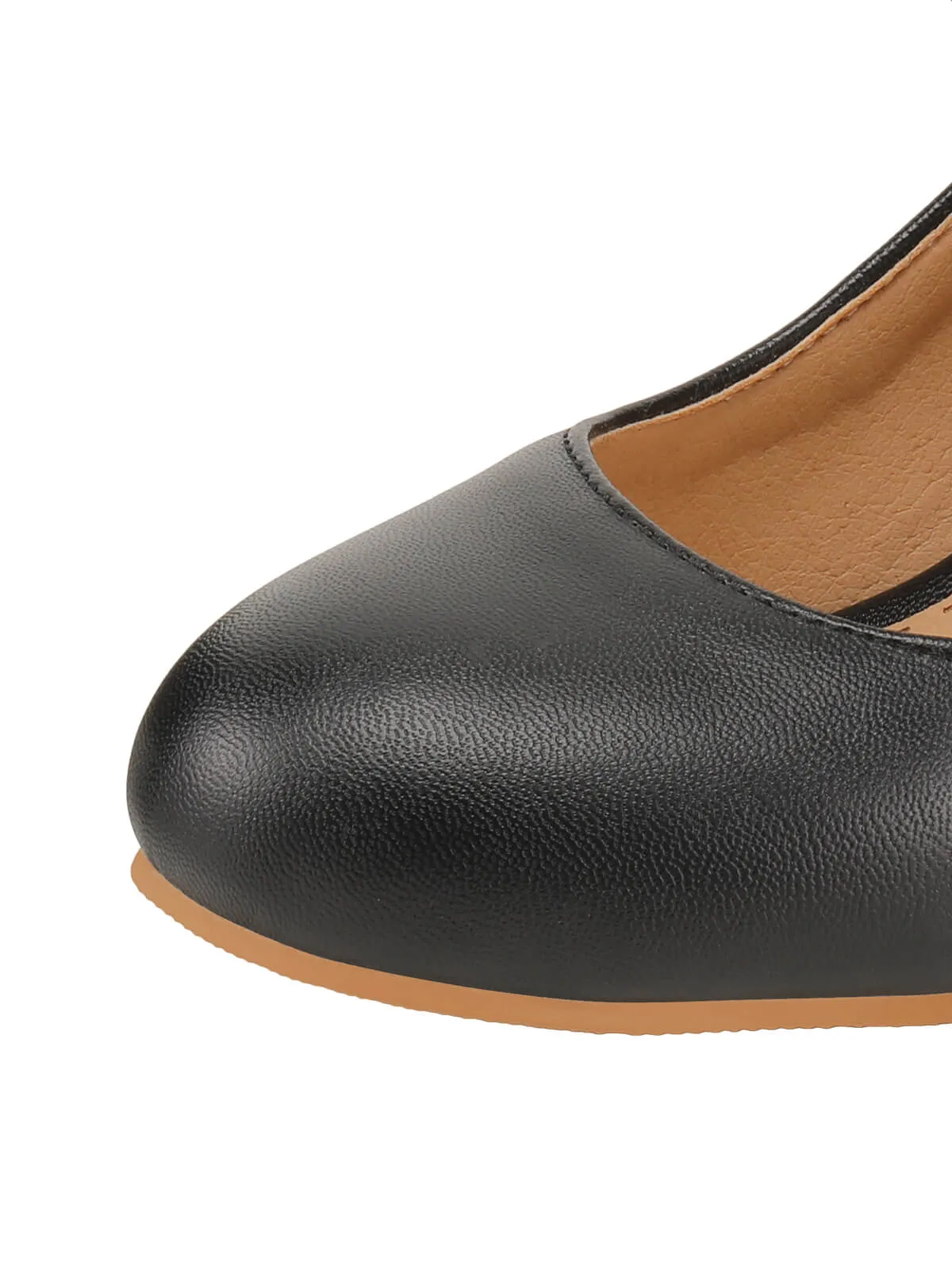 Black Bow Mary Jane Chunky Heel Shoes sold by Retro Stage product image thumbnail 4