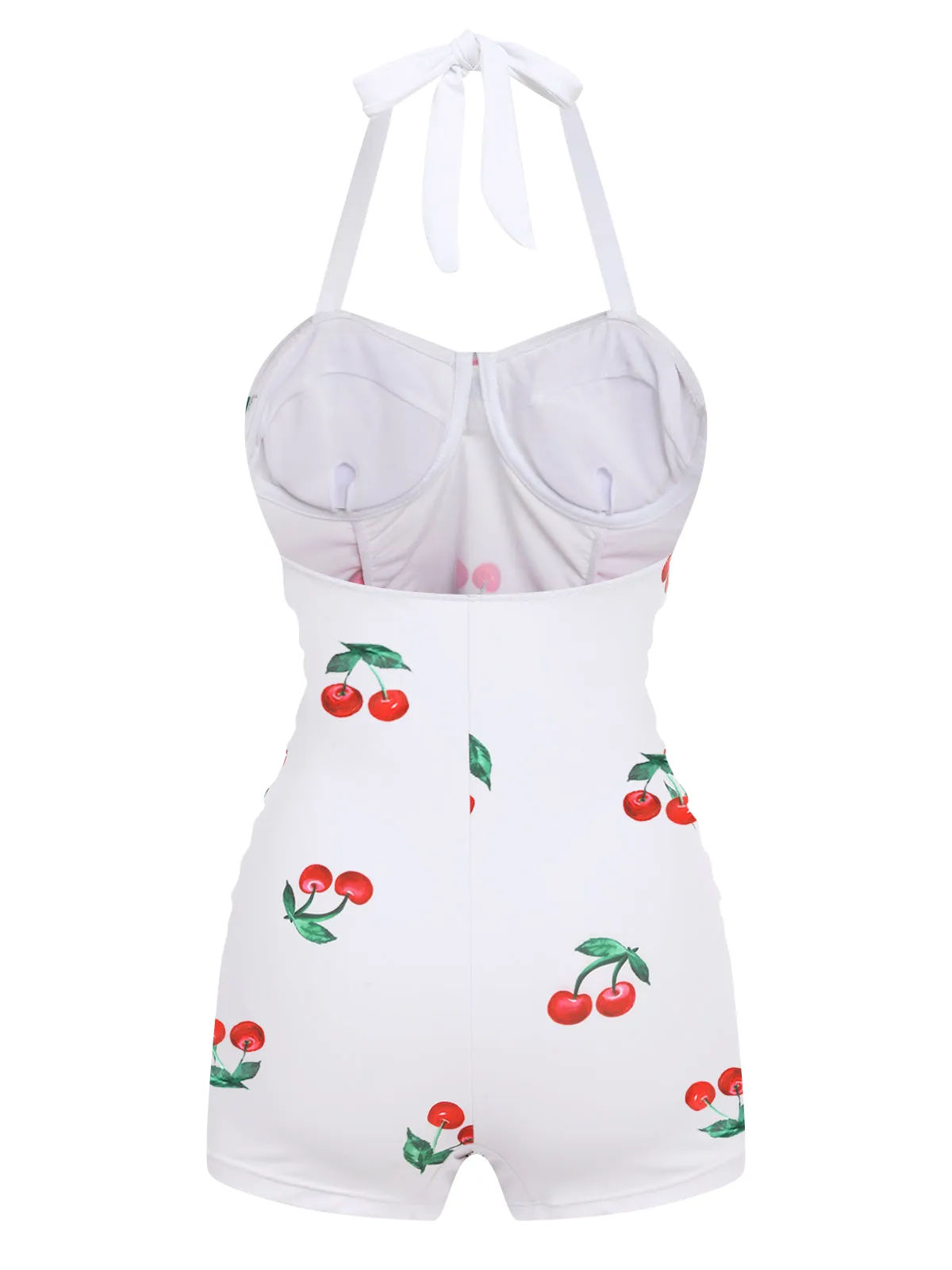 Retro Cherry Summer One-piece Swimsuit sold by Retro Stage product image thumbnail 5
