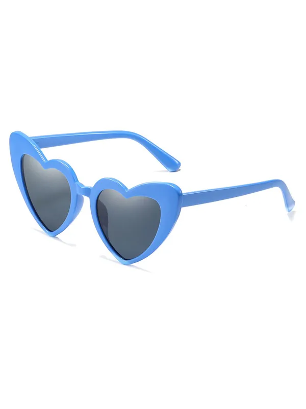 Vintage Alloy Temple Heart Frame Sunglasses sold by Retro Stage