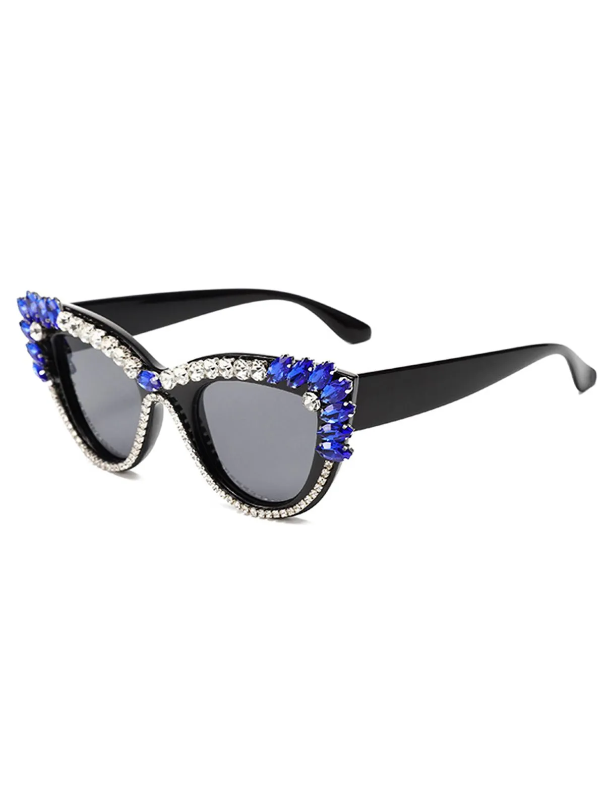Diamond Party Prom Sunglasses sold by Retro Stage product image thumbnail 3