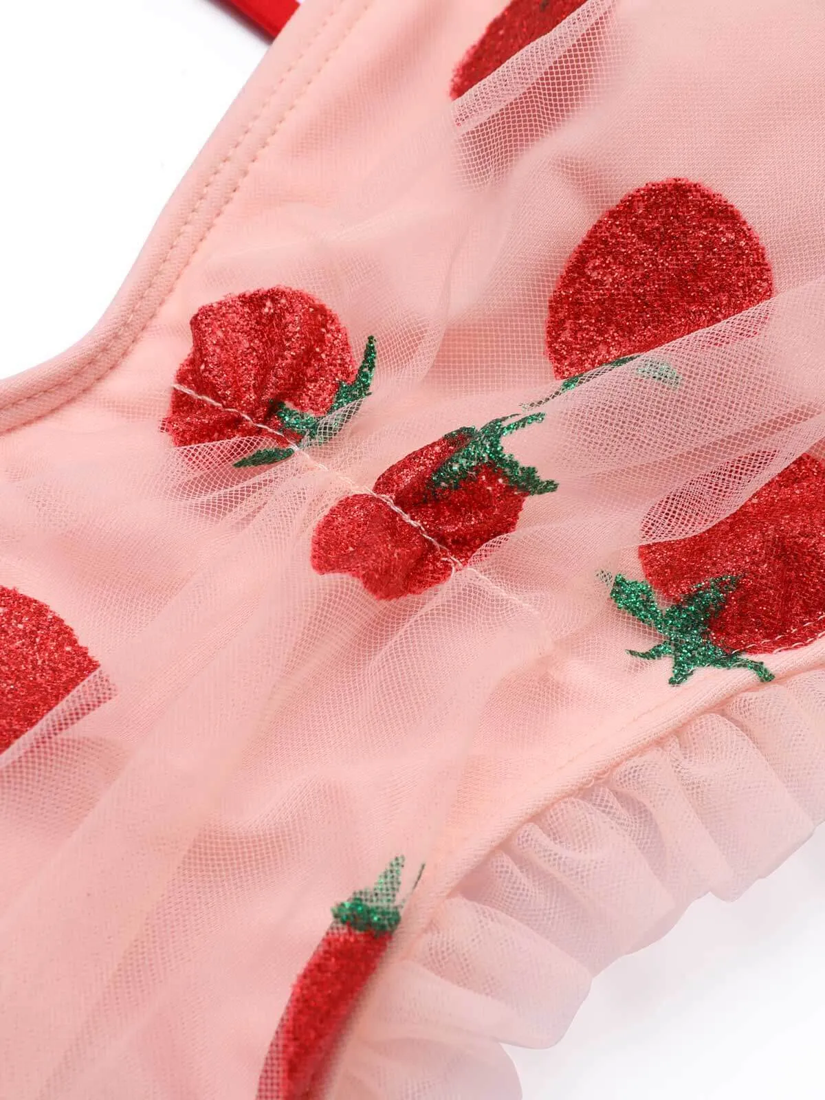 1950s Lace Strawberry Cami Tankini Set sold by Retro Stage product image thumbnail 5