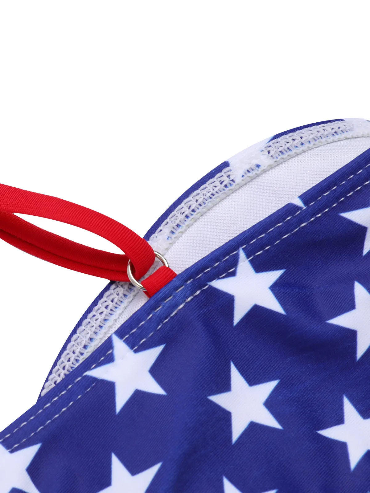 1940s Flag Independence Day Patchwork Swimsuit sold by Retro Stage product image thumbnail 5