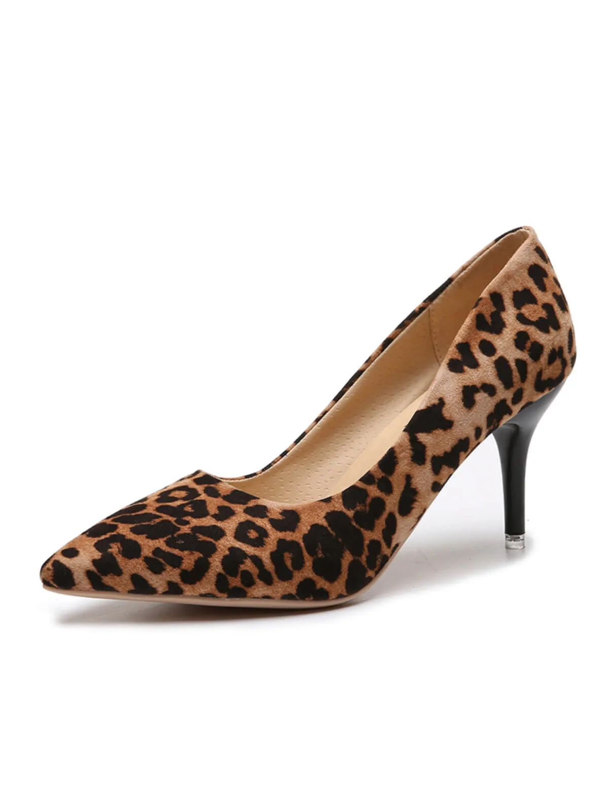 Solid Color Suede Thin Heels Pumps sold by Retro Stage product image thumbnail 4