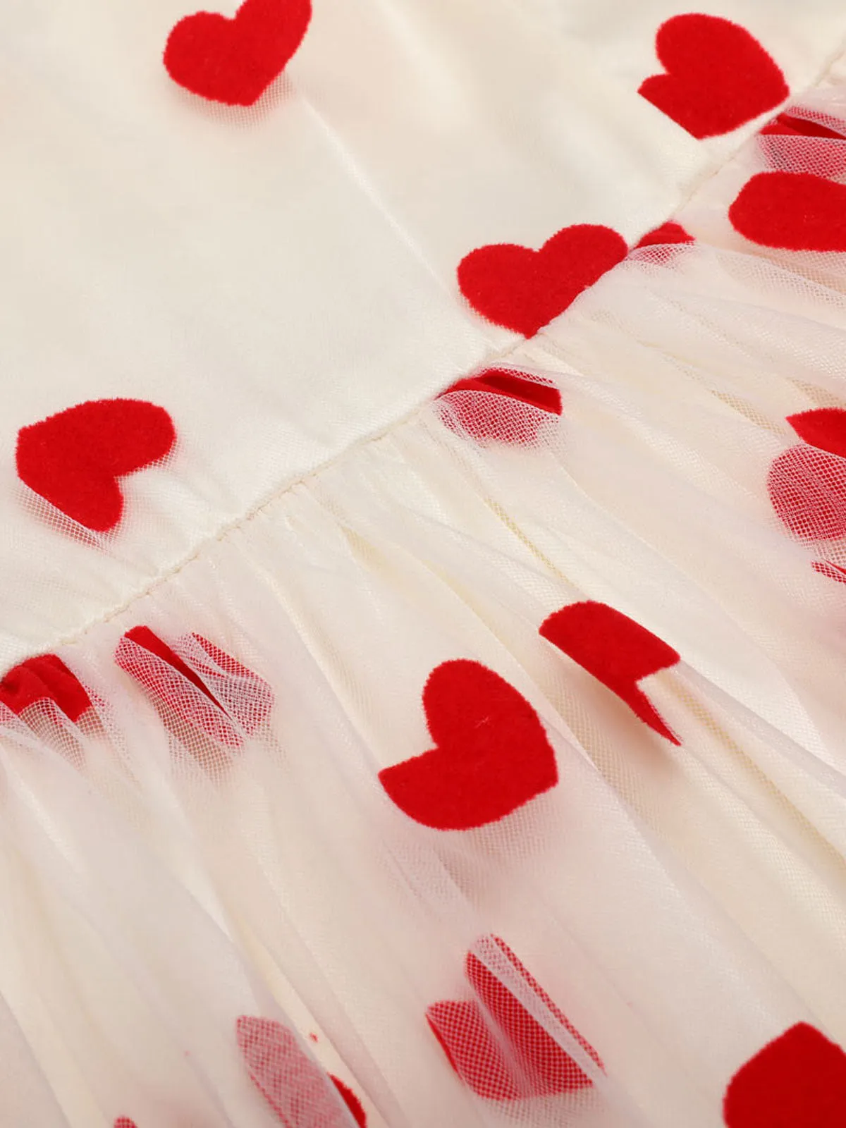 Heart 1950s Mesh Sling Dress sold by Retro Stage product image thumbnail 5