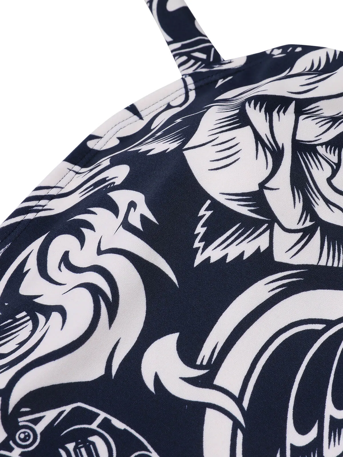 1940s Dark Comics Halter Swimsuit sold by Retro Stage product image thumbnail 5