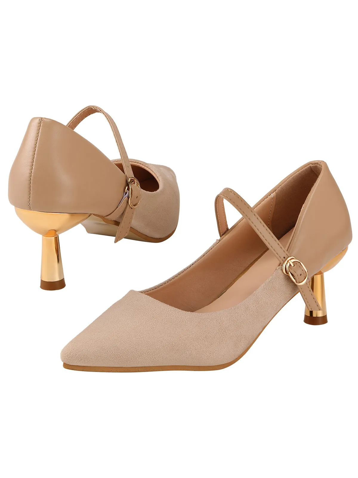 One Buckle Pointed Stiletto High Heels sold by Retro Stage product image thumbnail 2