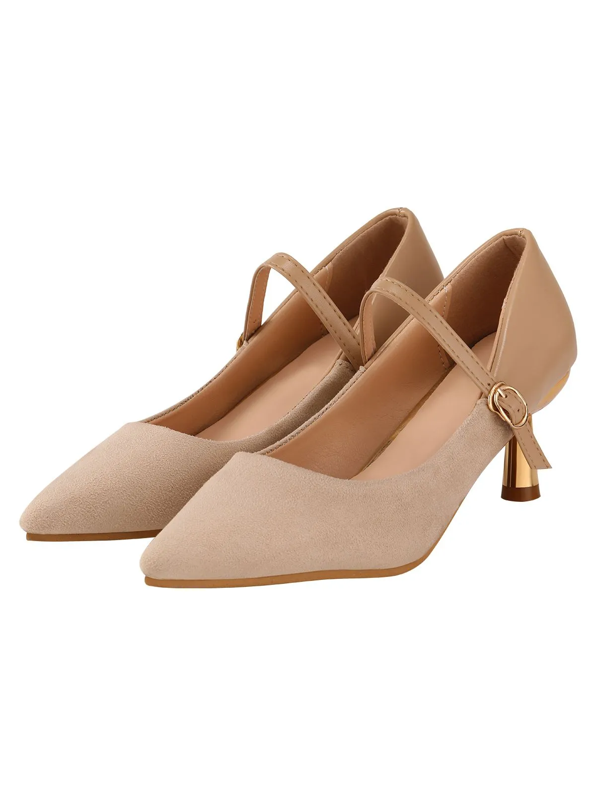 One Buckle Pointed Stiletto High Heels sold by Retro Stage