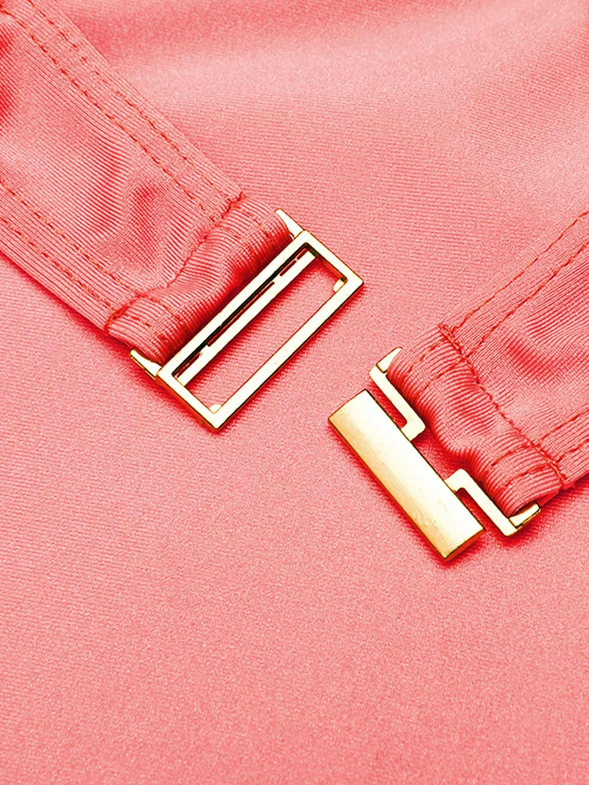 Pink 1940s Bow Strap One-piece Swimsuit sold by Retro Stage product image thumbnail 5