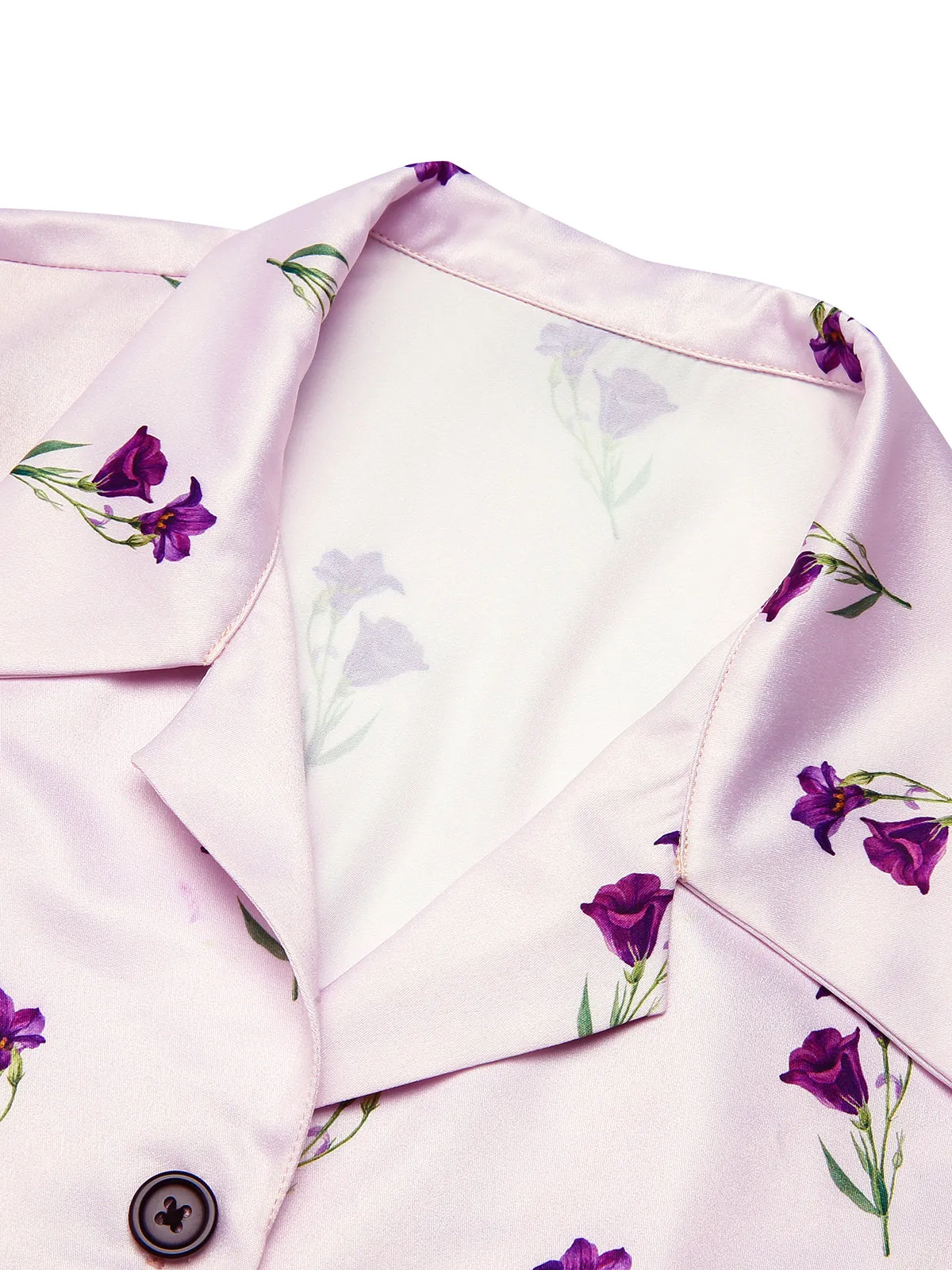 Purple 1940s Petunia Lapel Dress sold by Retro Stage product image thumbnail 5