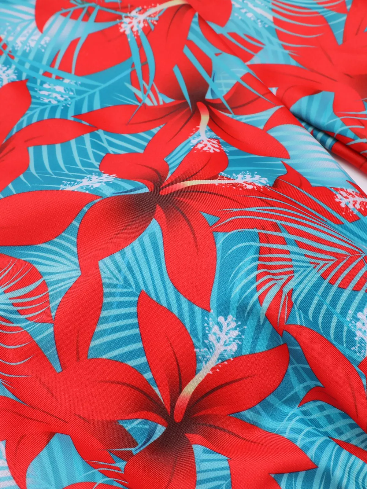 1950s Bow Tie Floral Cross Straps Swimsuit sold by Retro Stage product image thumbnail 5