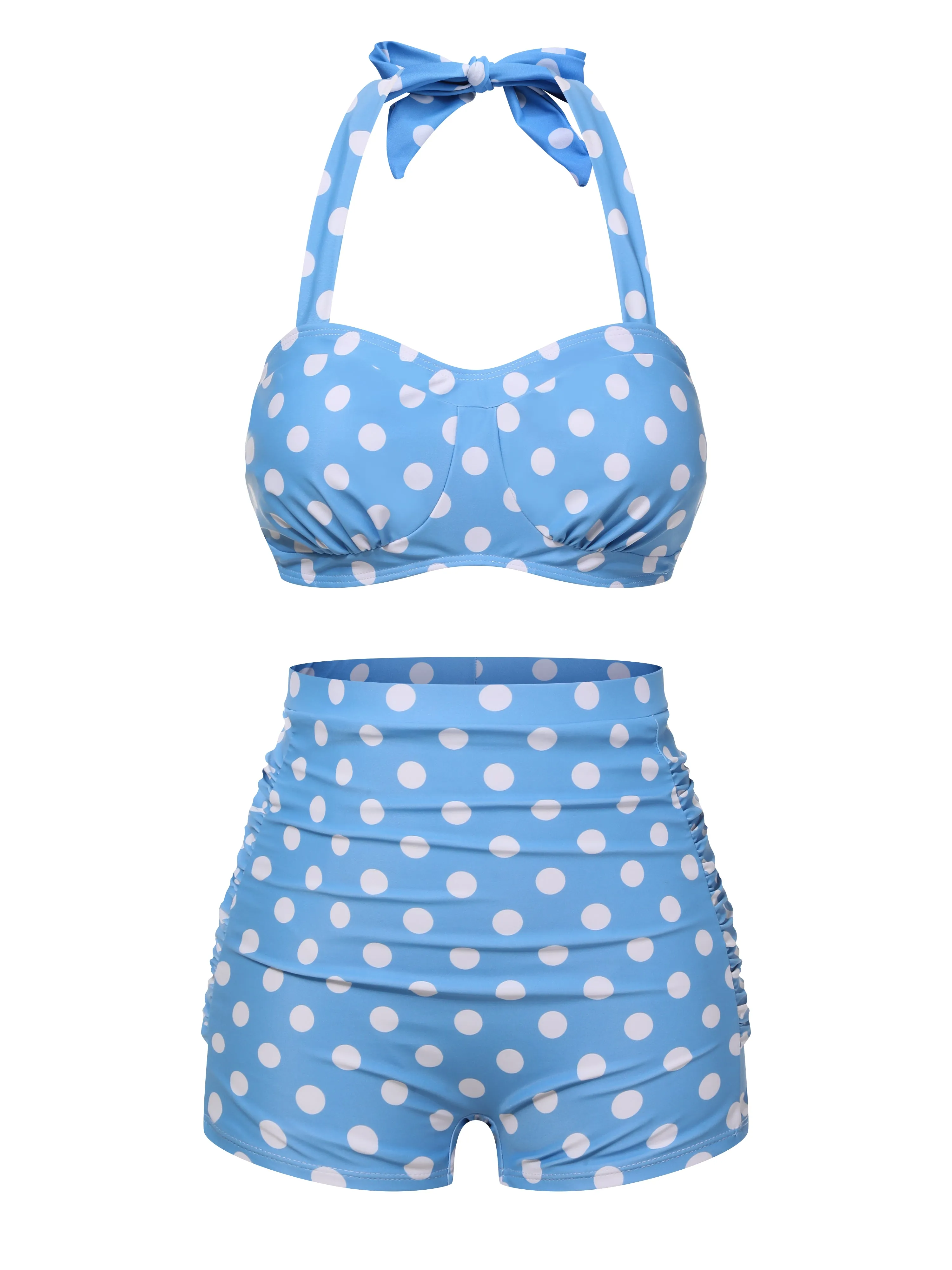 2PCS 1950s Polka Dots Bikini Set sold by Retro Stage