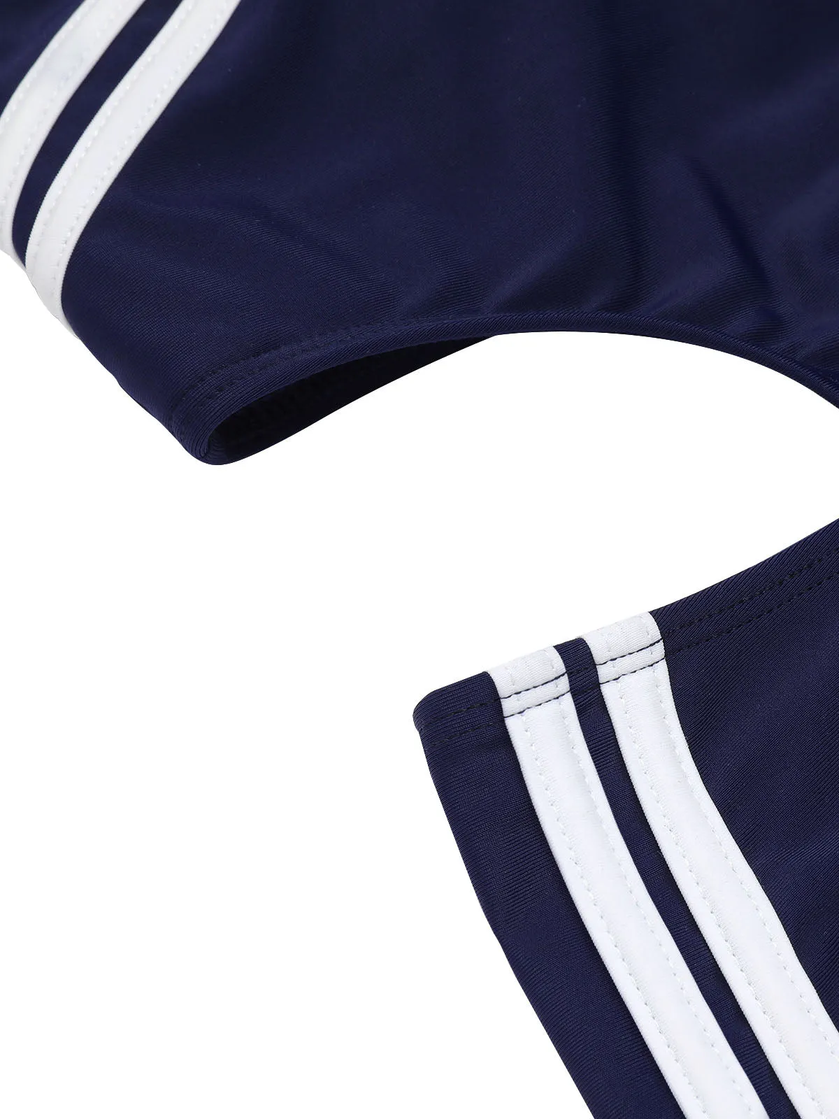 Navy Blue 1930s Halter One-piece Swimsuit sold by Retro Stage product image thumbnail 5