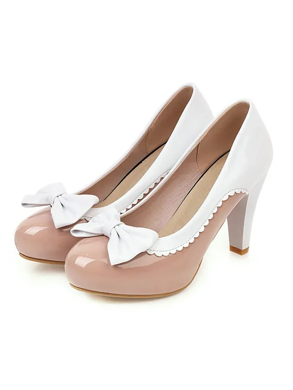 Retro Bowknot High Heels Shoes sold by Retro Stage