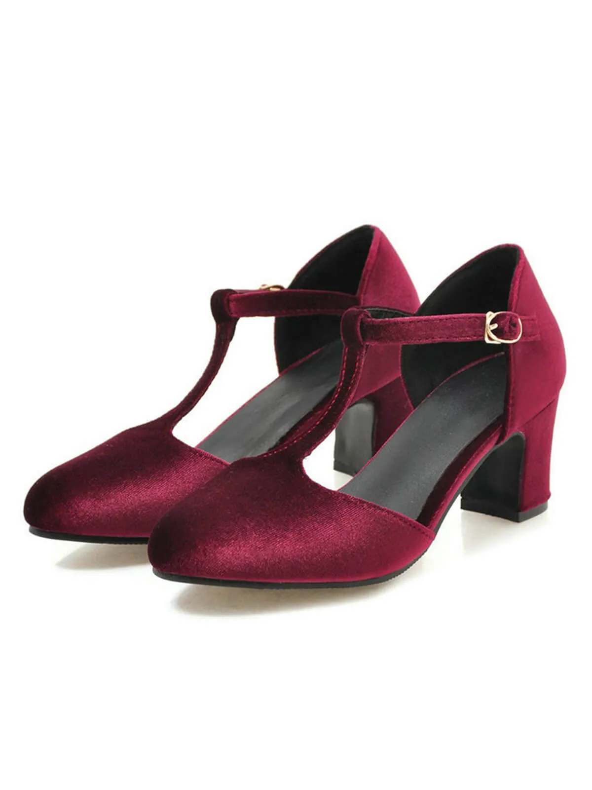 Retro T-Strap Mary Jane High Heel Shoes sold by Retro Stage