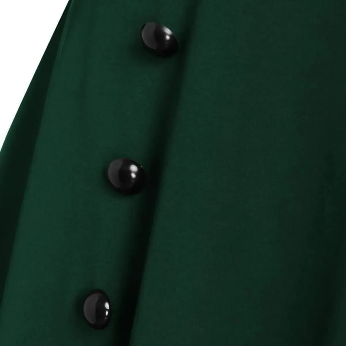 Green 1950s Lace Patchwork Swing Dress sold by Retro Stage product image thumbnail 4