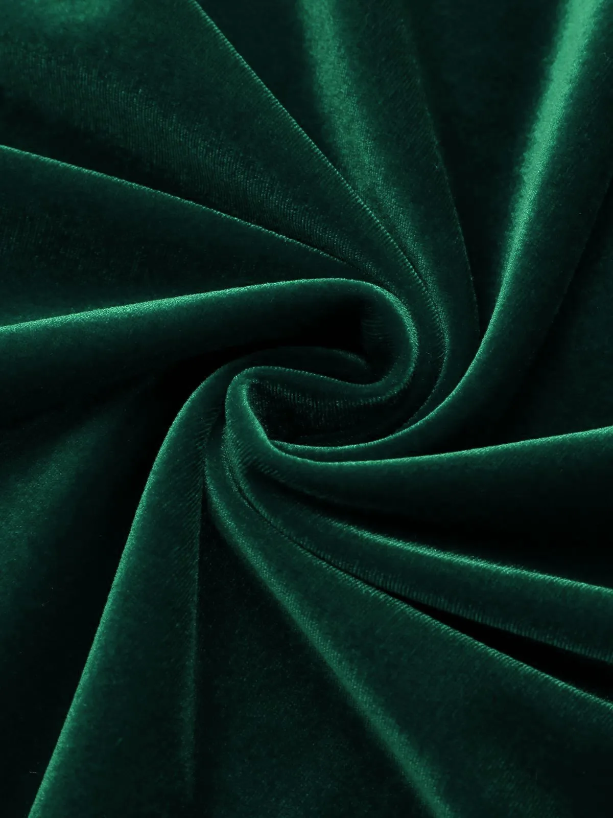 2PCS Green 1960s Velvet Bodycon Dress sold by Retro Stage product image thumbnail 2