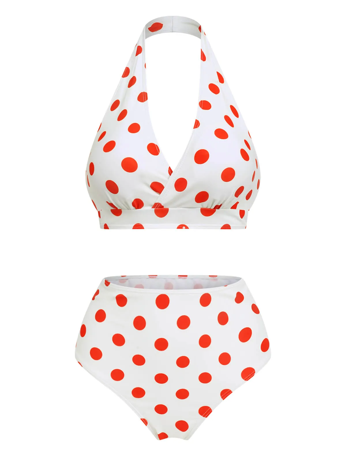 1950s Retro Polka Dots Bikini Set & Apron sold by Retro Stage product image thumbnail 3