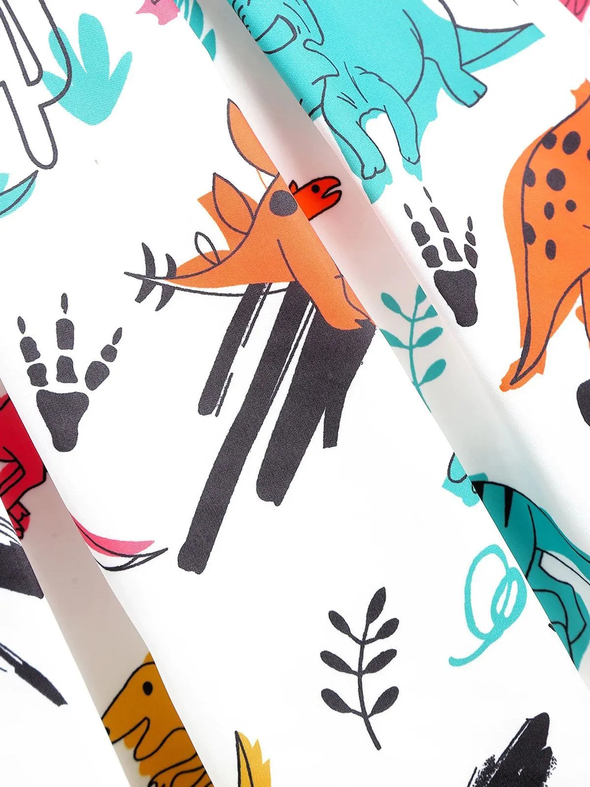 1950s Dinosaur Flare Dress sold by Retro Stage product image thumbnail 4