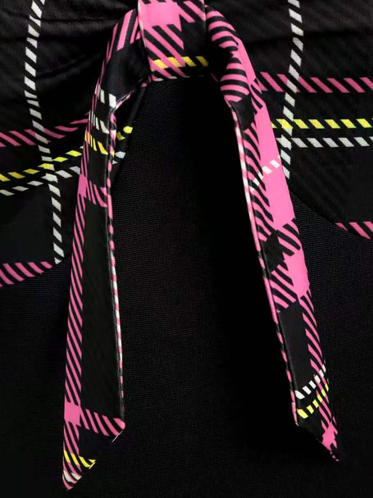 1950s Sweetheart Plaid Patchwork Dress sold by Retro Stage product image thumbnail 3