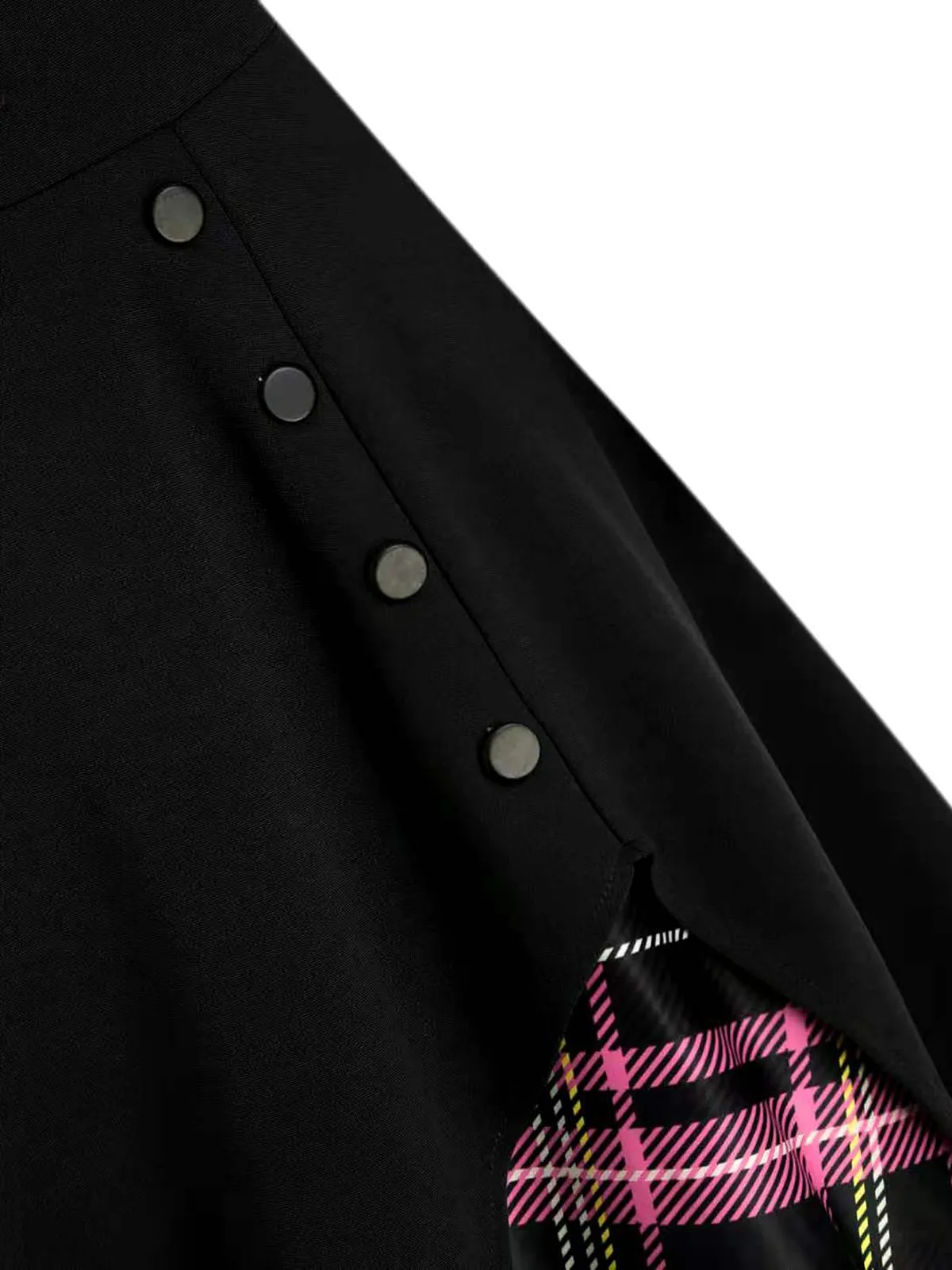 1950s Sweetheart Plaid Patchwork Dress sold by Retro Stage product image thumbnail 4