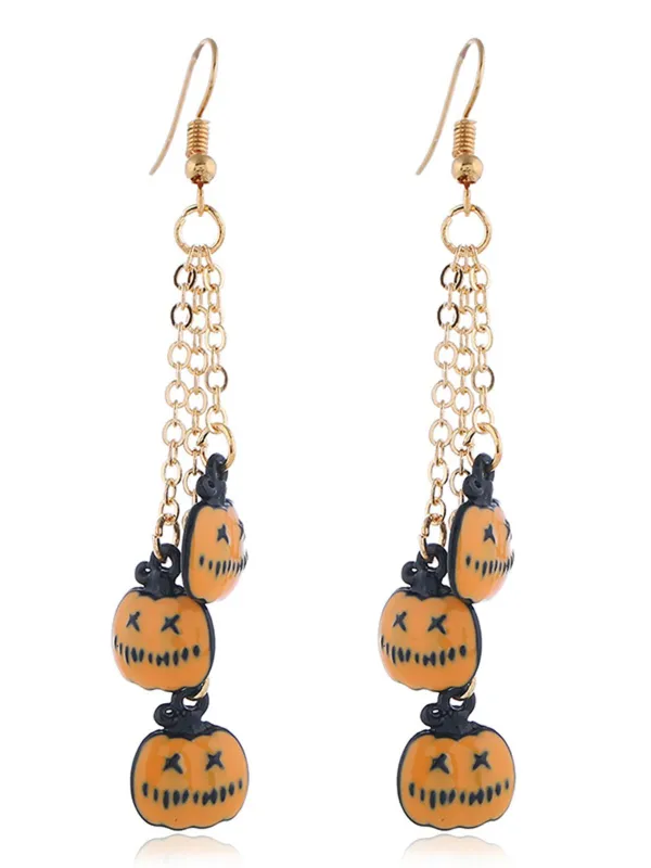 1950s Pumpkin Halloween Earring sold by Retro Stage