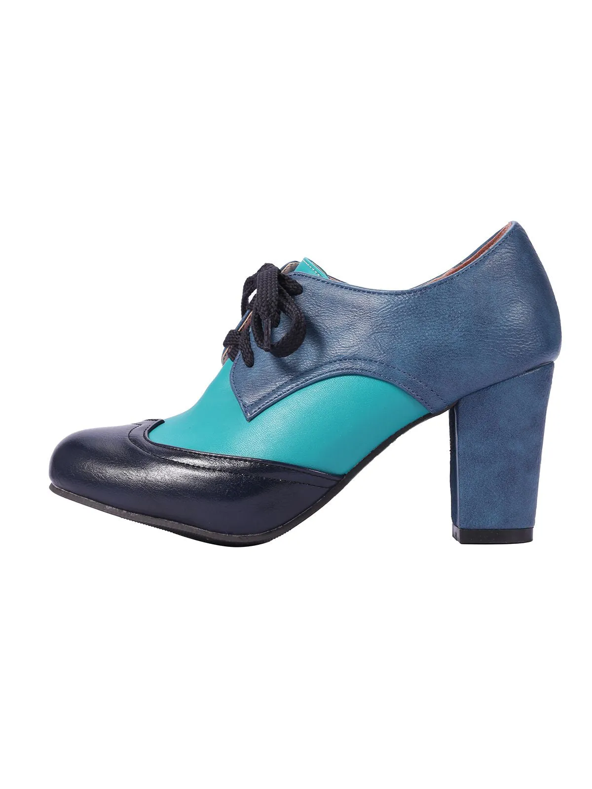 Retro High Heels Saddle Shoes sold by Retro Stage product image thumbnail 5