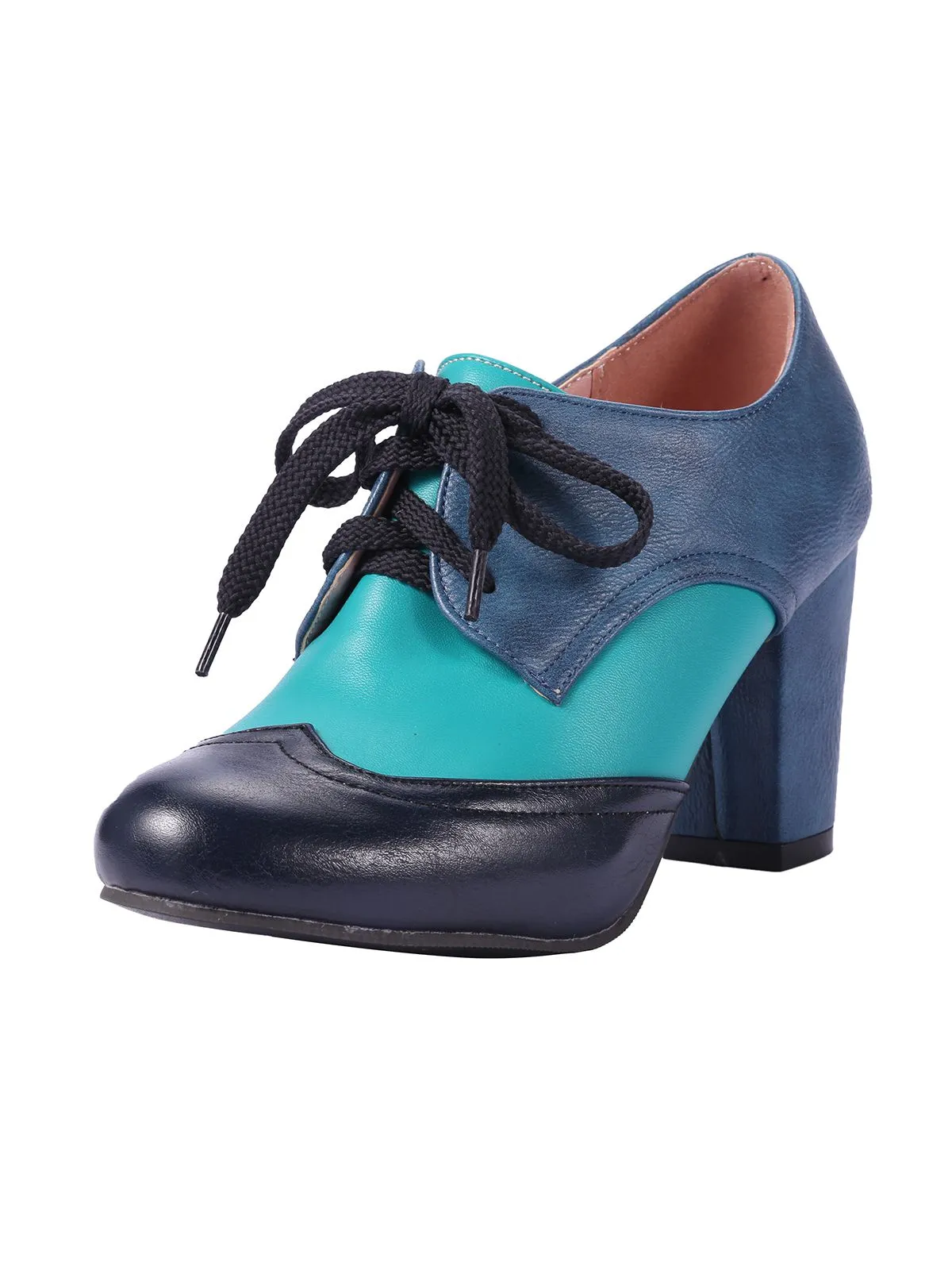 Retro High Heels Saddle Shoes sold by Retro Stage product image thumbnail 4