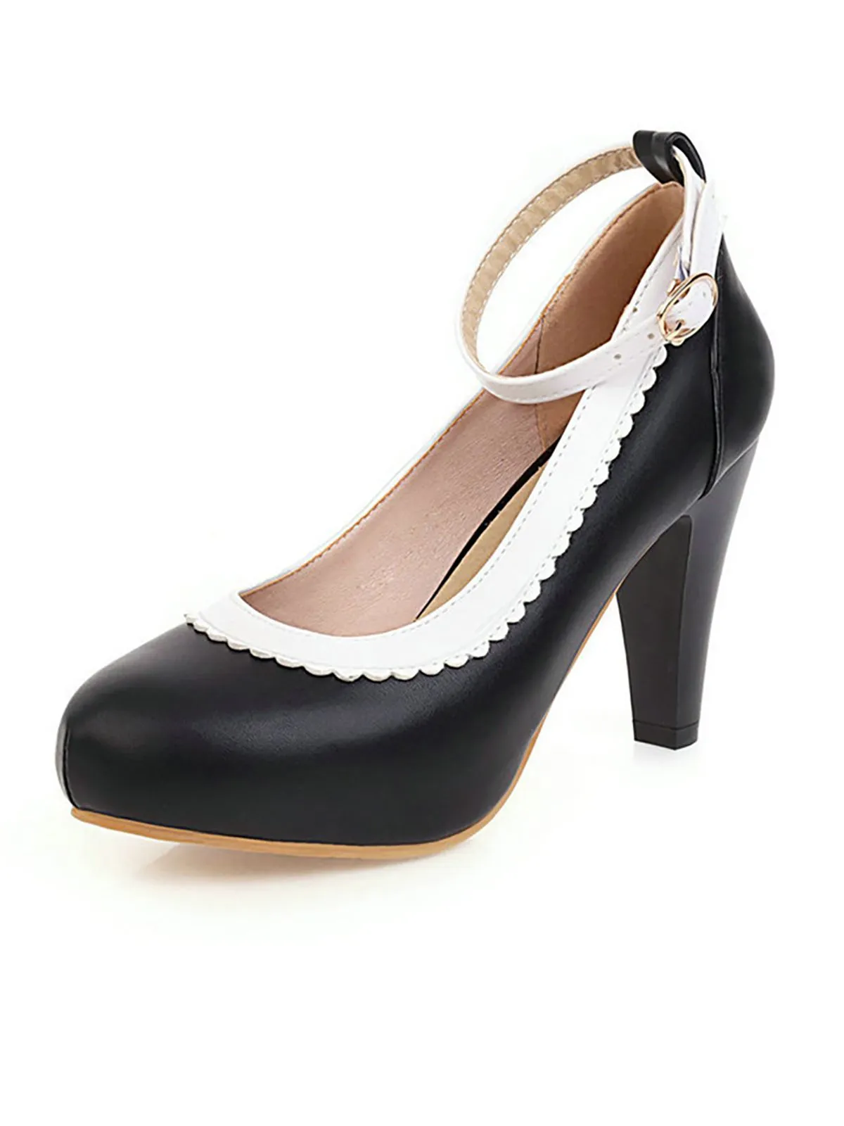 Retro Ankle Strap High Heels Shoes sold by Retro Stage product image thumbnail 2