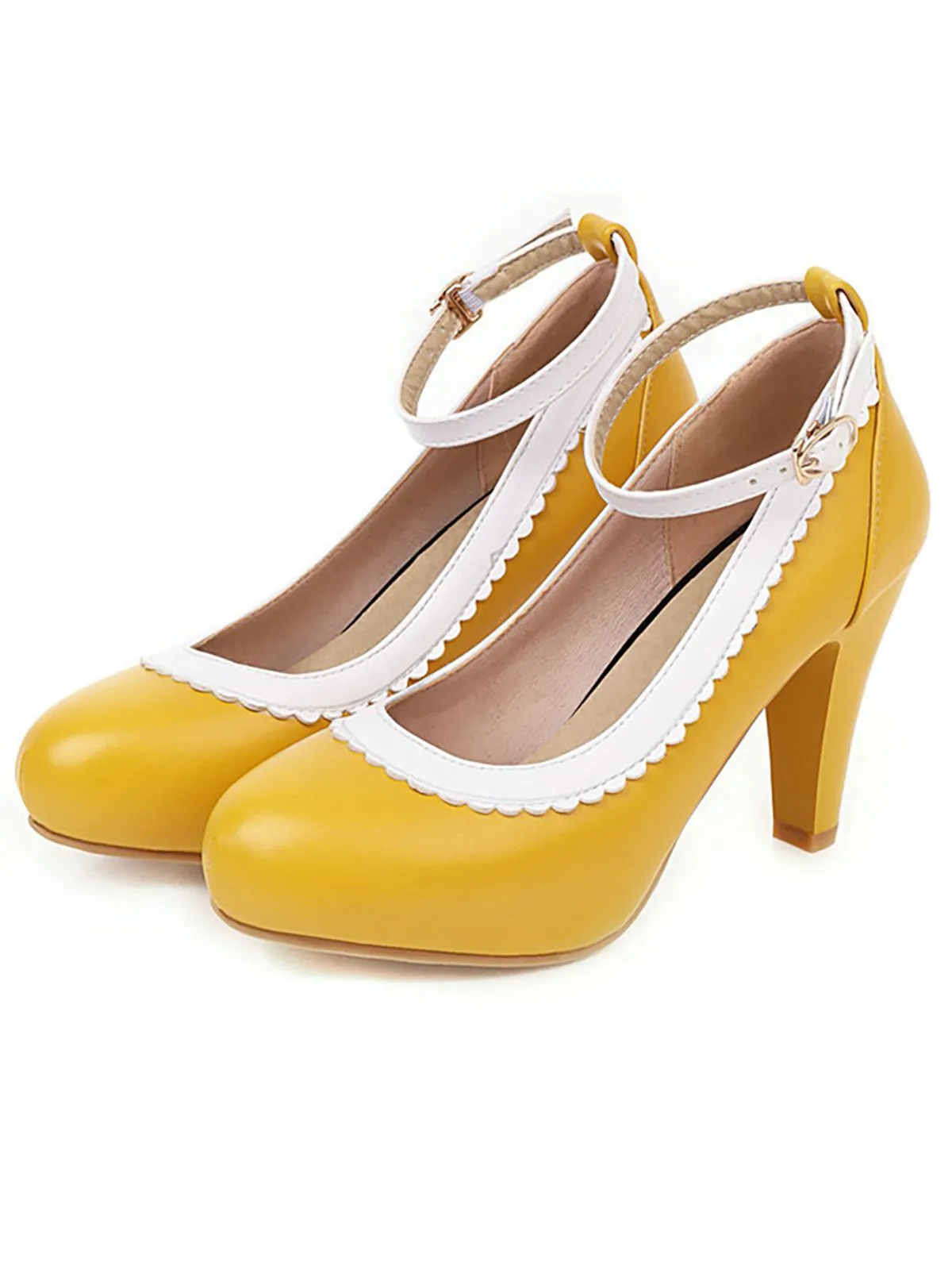 Retro Ankle Strap High Heels Shoes sold by Retro Stage product image thumbnail 5