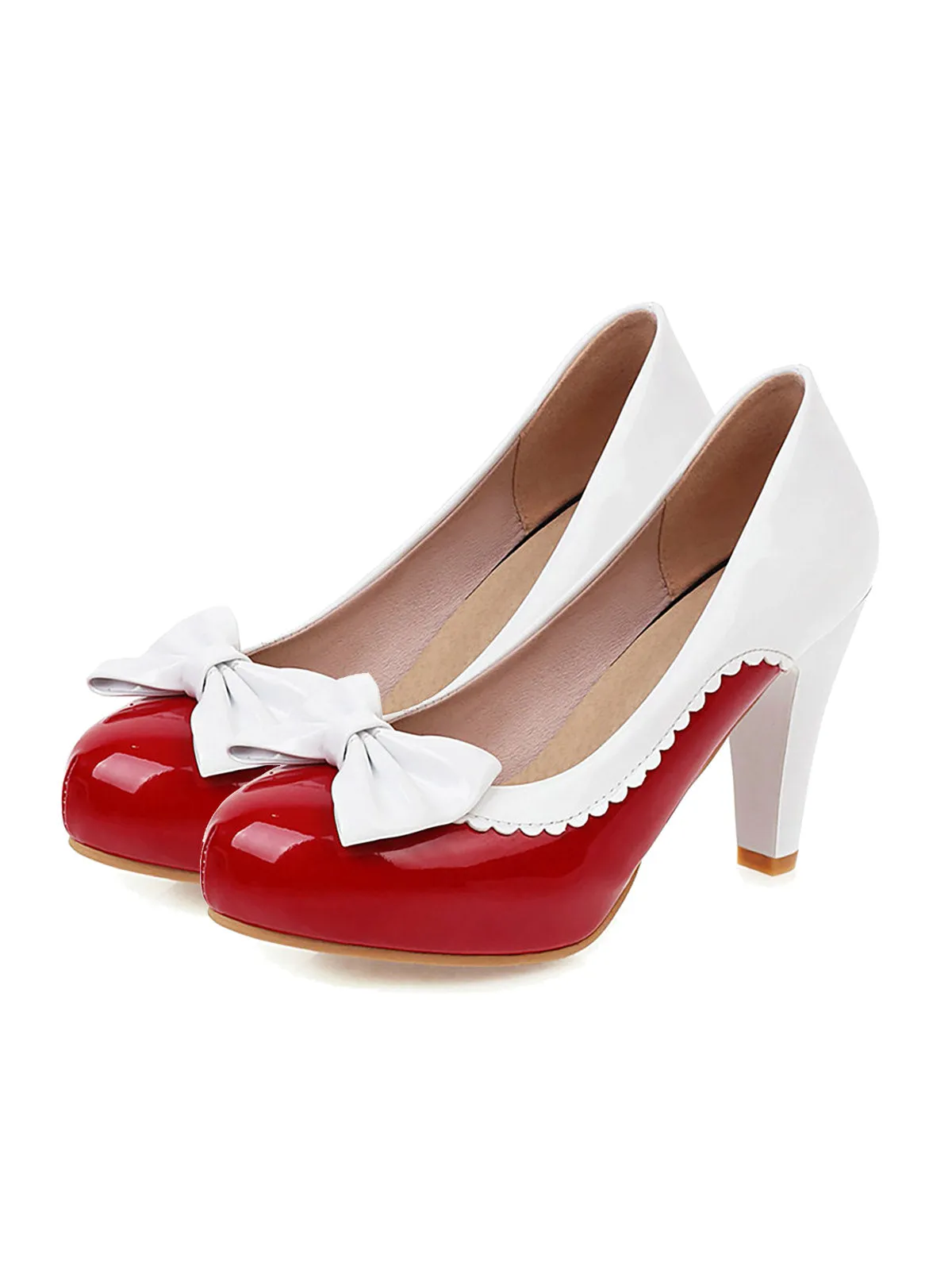 Retro Bowknot High Heels Shoes sold by Retro Stage product image thumbnail 5
