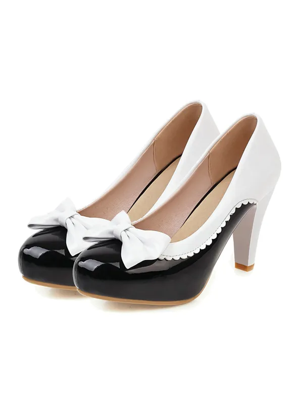 Retro Bowknot High Heels Shoes sold by Retro Stage