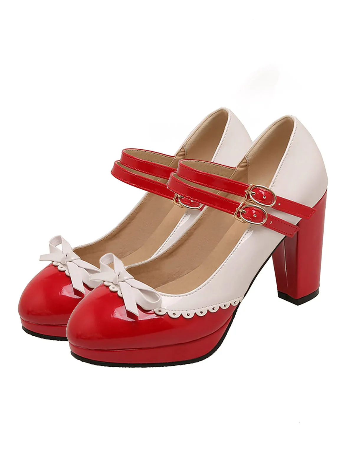 Retro Mary Jane High Heels Shoes sold by Retro Stage product image thumbnail 5