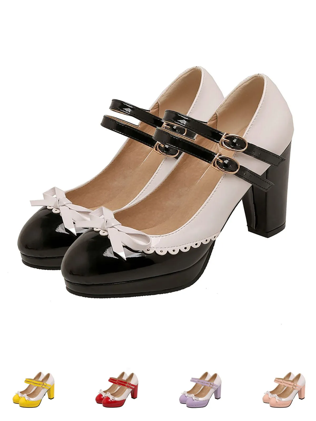 Retro Mary Jane High Heels Shoes sold by Retro Stage