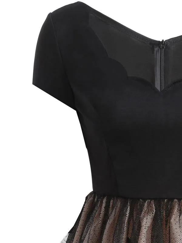 1950s Floral Patchwork Swing Dress sold by Retro Stage product image thumbnail 3