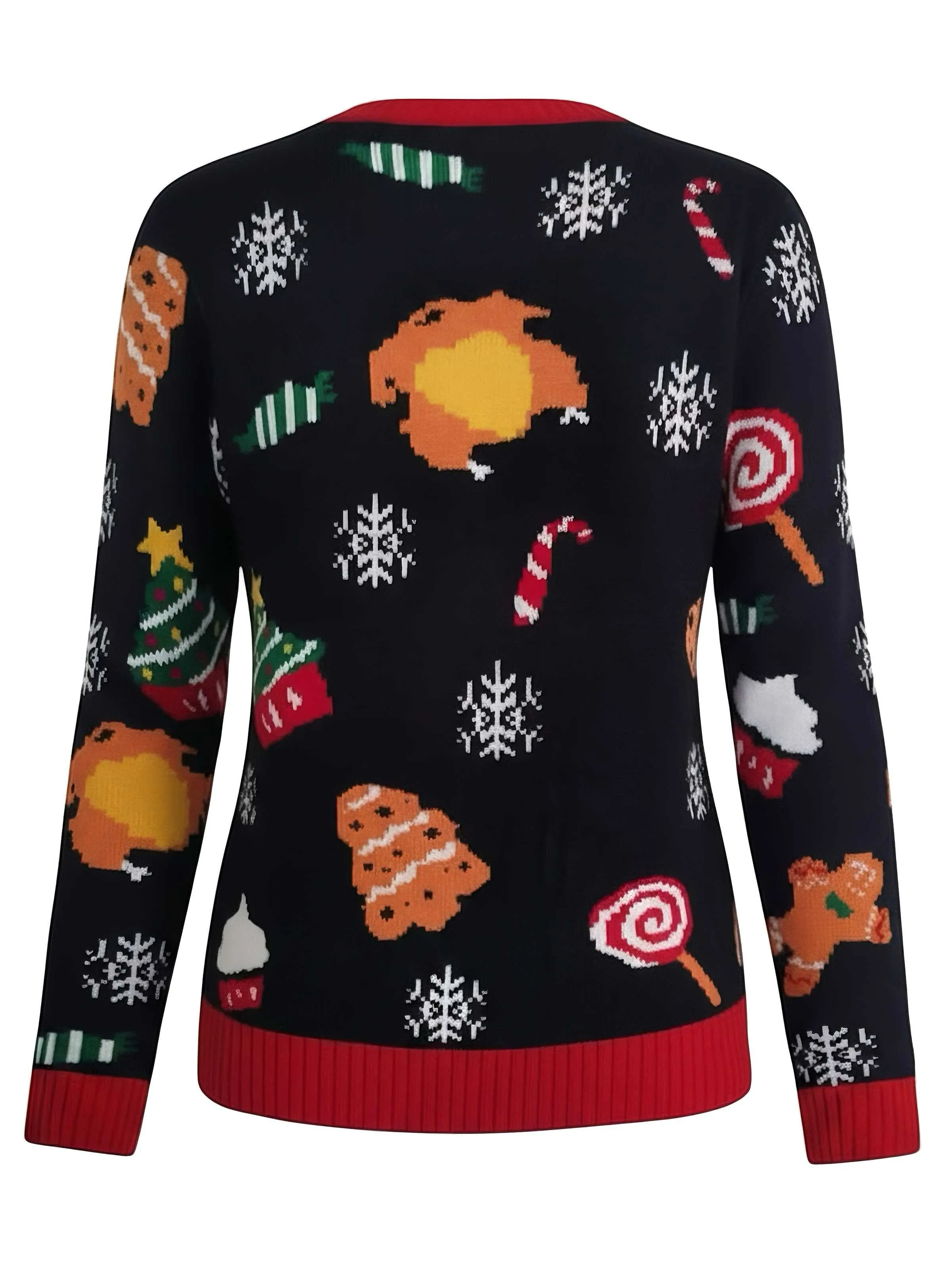 1940s Led Light-Up Jacquard Christmas Sweater sold by Retro Stage product image thumbnail 3
