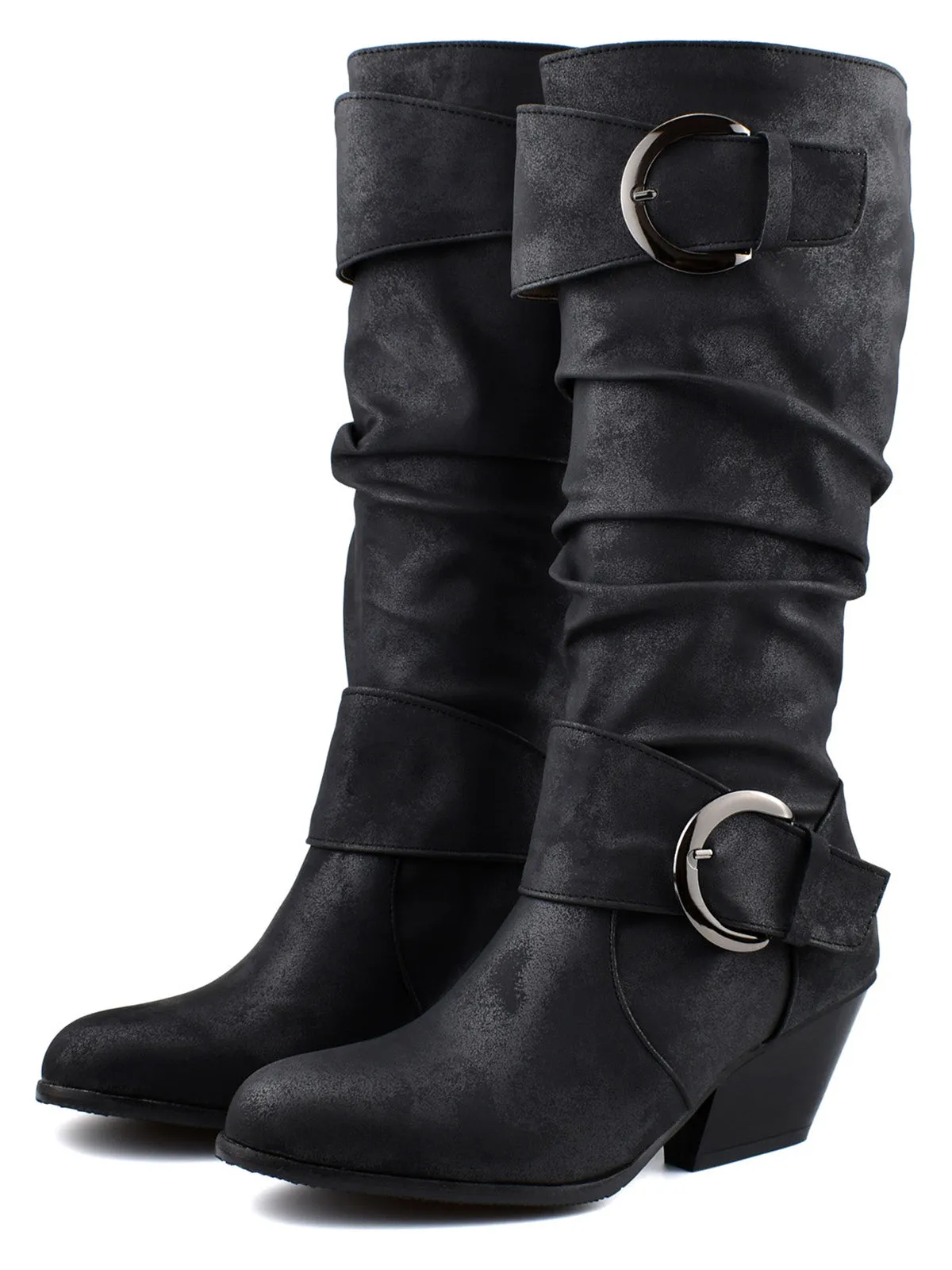 Vintage Buckle Western Style Cowboy Boots sold by Retro Stage product image thumbnail 5