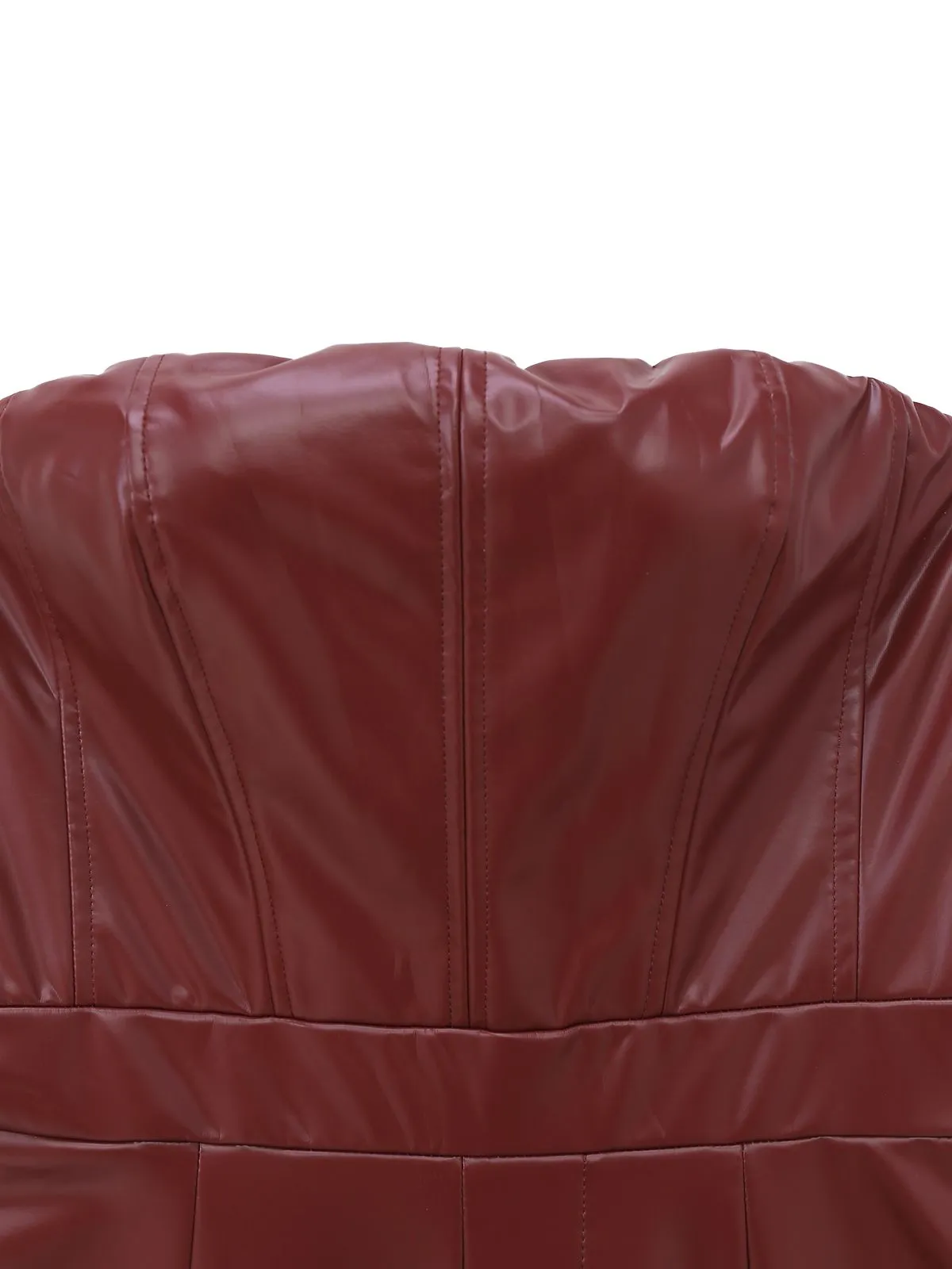 1940s PU Leather Belted Strapless Jumpsuit sold by Retro Stage product image thumbnail 5